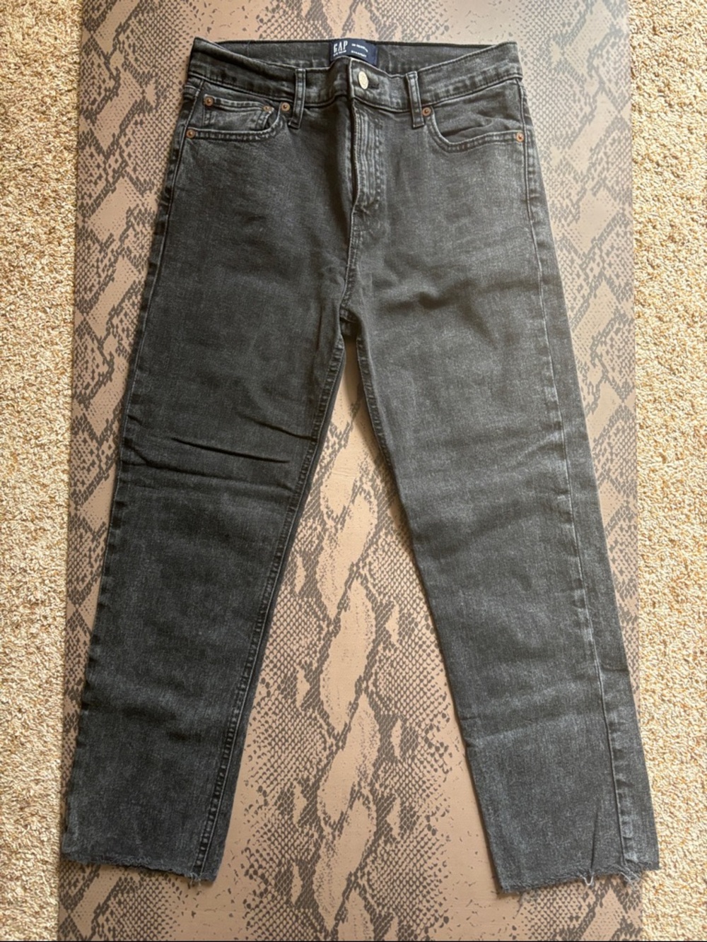 GAP Women’s Slim Straight Dark Gray Jeans